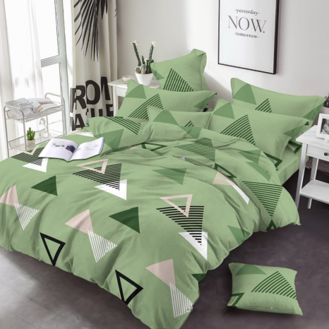 Ткань для постельного белья Бязь "Gold" Lux GL3556green