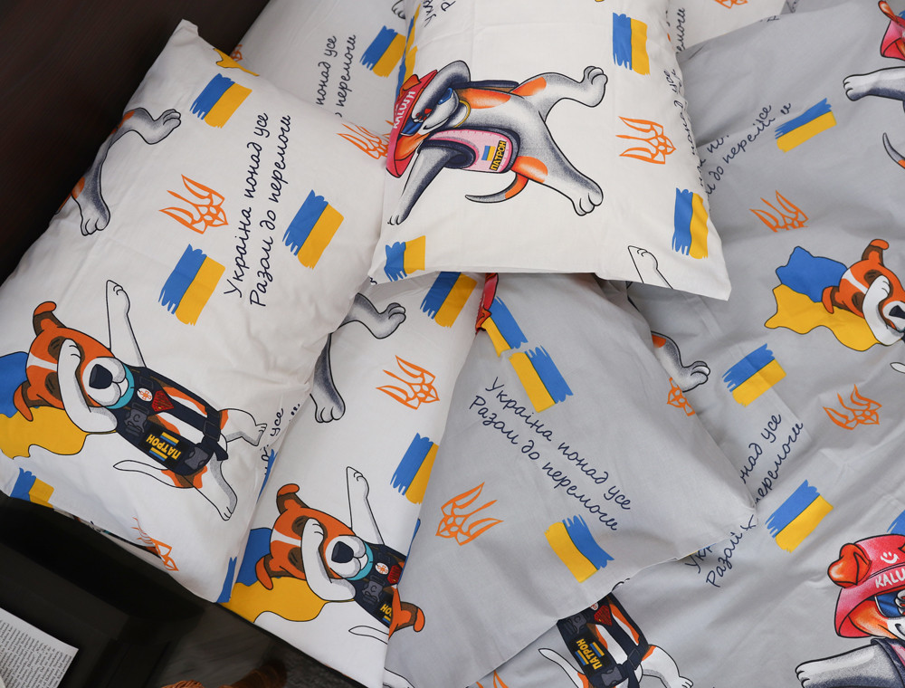 Полуторный набор постельного белья 150*220 из Бязи "Gold" №165622AB Черешенка™