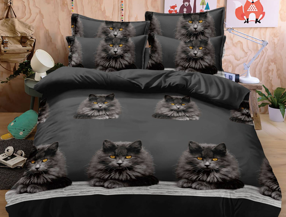 Двоспальний набір постільної білизни 180*220 із полікотону №204663 Черешенька™