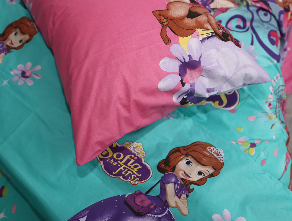 Полуторний набір постільної білизни 150*220 із Бязі "Gold" №164586 Черешенка™