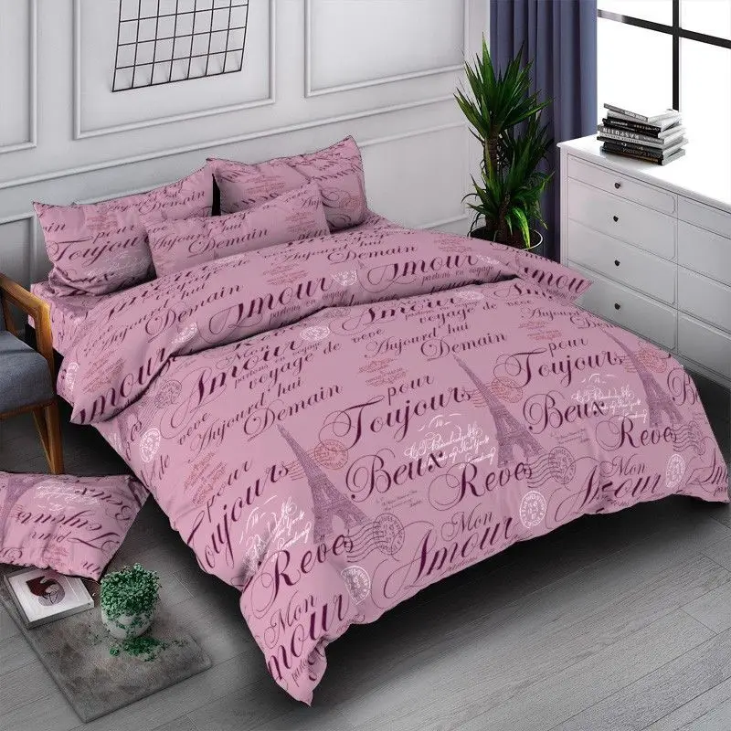 Двоспальний набір постільної білизни 180*220 із Бязі "Gold" №157858 Черешенка™