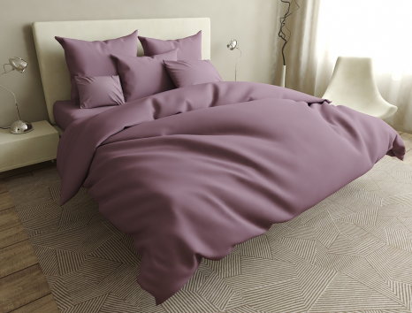 Тканина для постільної білизни Бязь "Gold" Lux однотонна GL1038seafog (50м)