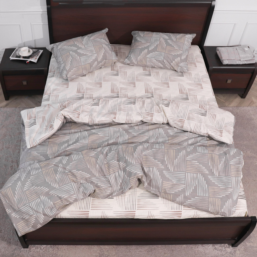 Двоспальний набір постільної білизни 180*220 із Бязі "Gold" №151226АВ Черешенька™