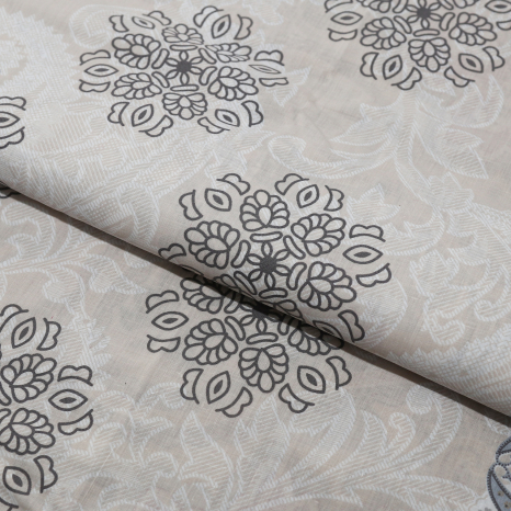 Ткань для постельного белья Бязь "Gold" Lux "Абстракция"GL7035