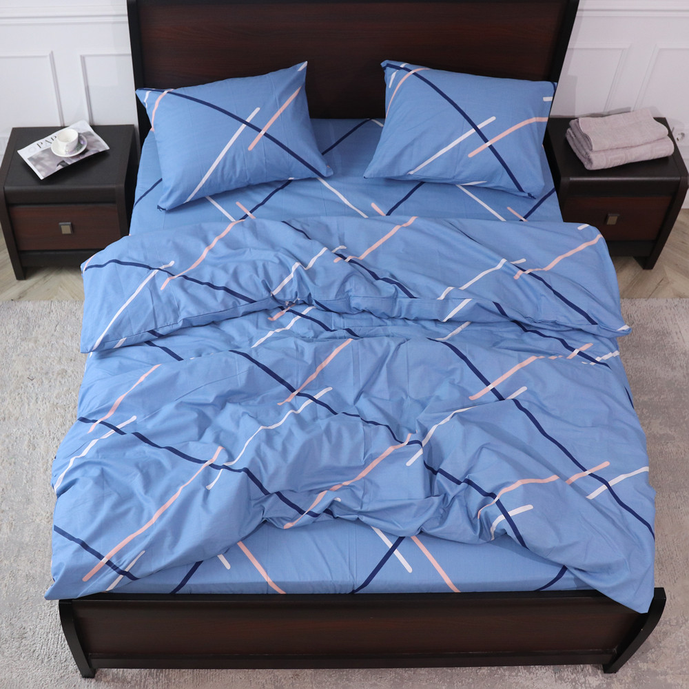 Семейный набор хлопкового постельного белья из Бязи "Gold" №151747 Черешенка™