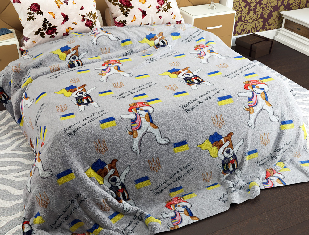 Евро флисовый плед №33930