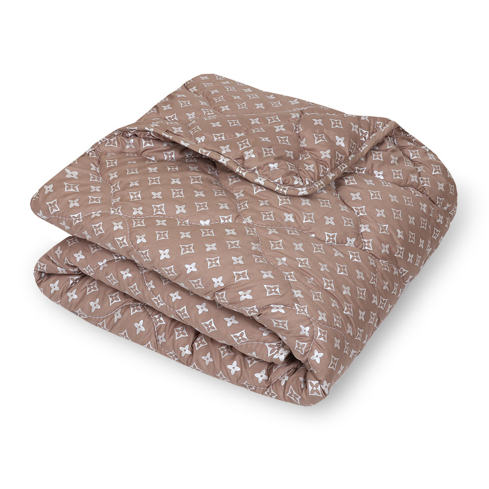 Двоспальна літня ковдра мікрофібра/холофайбер №41076