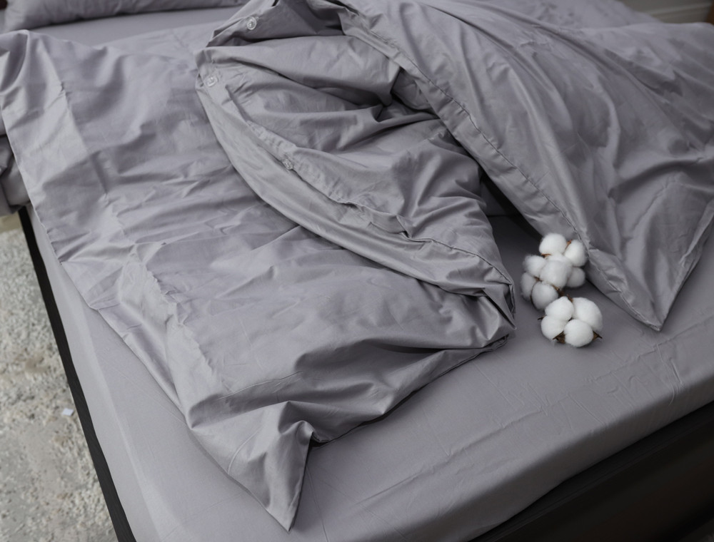 Двоспальний набір постільної білизни 180*220 із Сатину №16-3850-ST Черешенка™