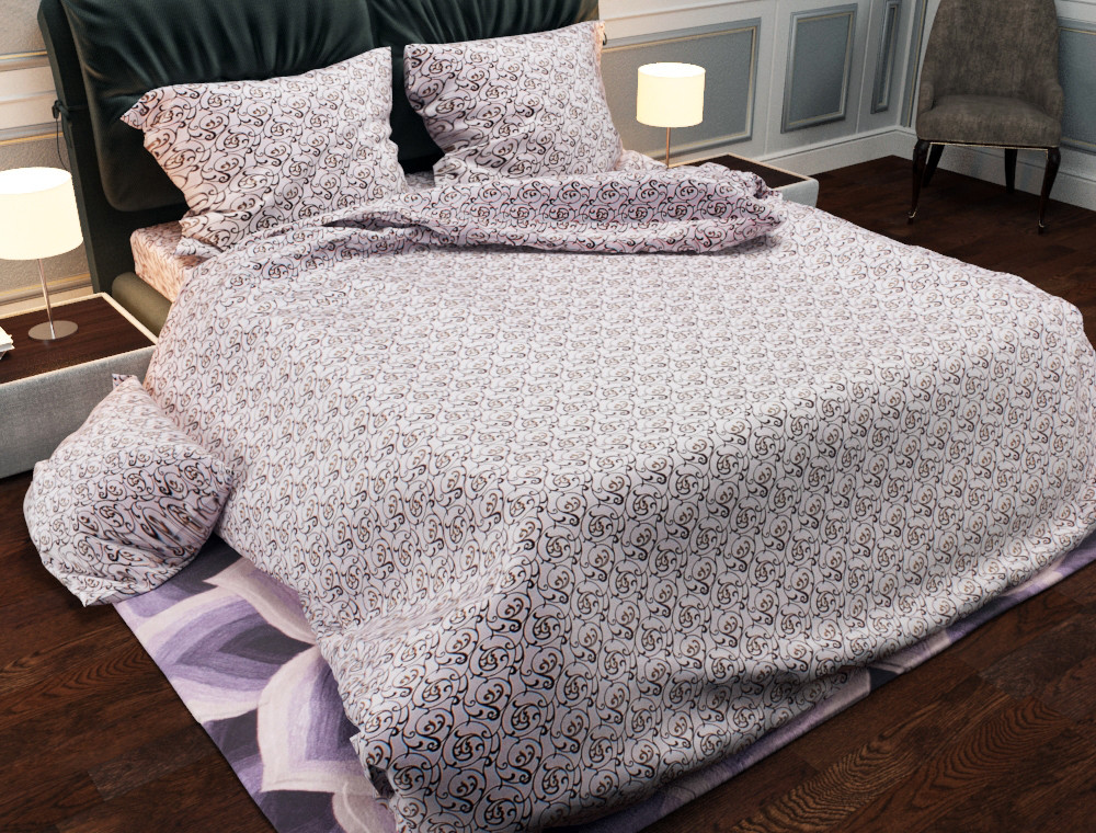 Тканина для постільної білизни Бязь "Gold" Lux GL198