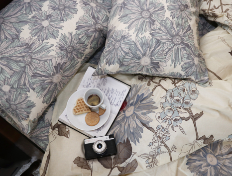 Двоспальний набір постільної білизни 180*220 із Бязі "Gold" №151320AB Черешенка™