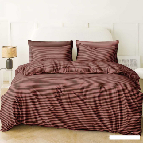 Двоспальний набір однотонної постільної білизни 180*220 із Бязі "Gold" №51100281 Черешенька™