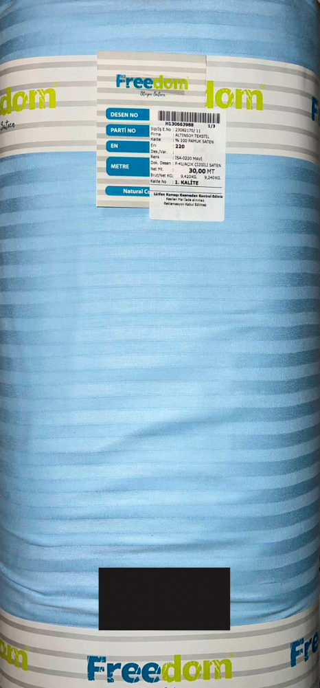 Тканина для постільної білизни Страйп-сатин F-41 (30м)