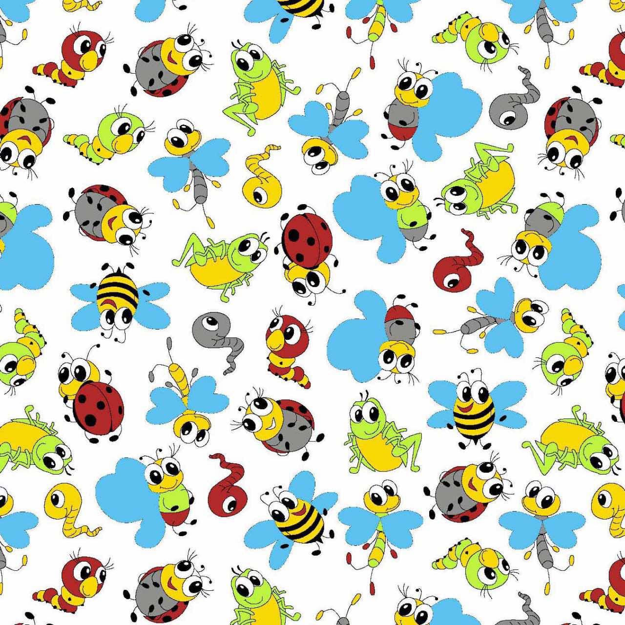 Тканина для постільної білизни Фланель (байка) дитяча FLB1017