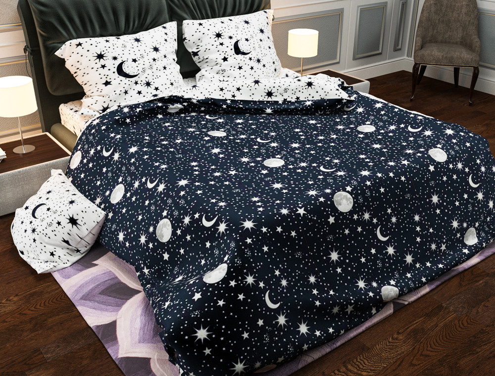 Тканина для постільної білизни Бязь "Gold" Lux GL1330 (A+B) - (50м+50м)