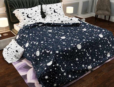 Тканина для постільної білизни Бязь "Gold" Lux GL1330 (A+B) - (50м+50м)