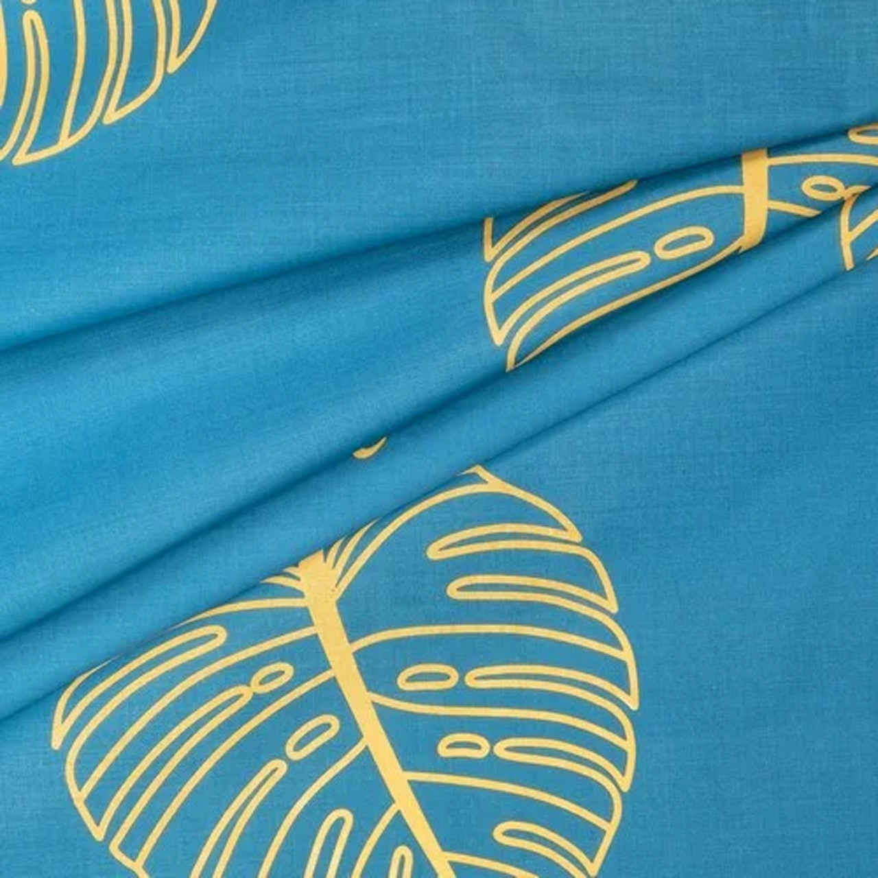 Ткань для постельного белья Бязь "Gold" Lux "Тропический рай" GL1402 (A+B) - (50м+50м)