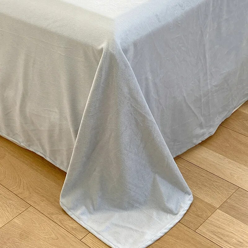 Евро-макси набор постельного белья 200*230 Плюш Травка №EL-05 Черешенка™