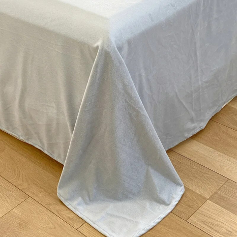 Евро-макси набор постельного белья 200*230 Плюш Травка №EL-05 Черешенка™