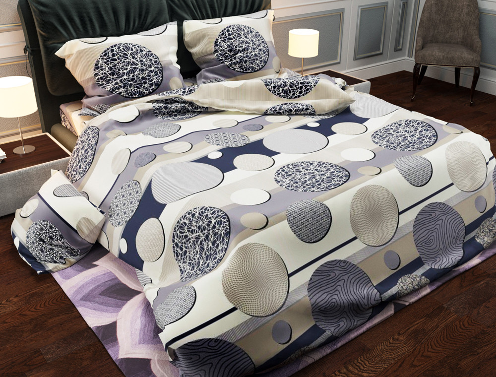 Тканина для постільної білизни Бязь "Gold" Lux GL915