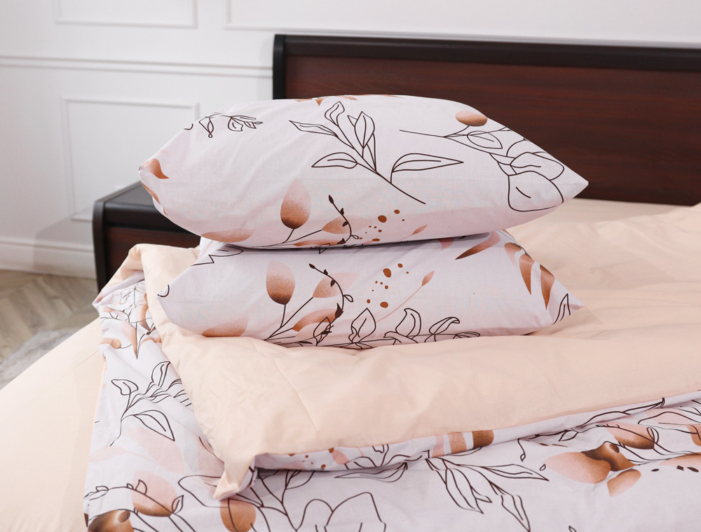 Євро-максі набір постільної білизни 200*220 із Бязі "Gold" №158250АВ Черешенка™