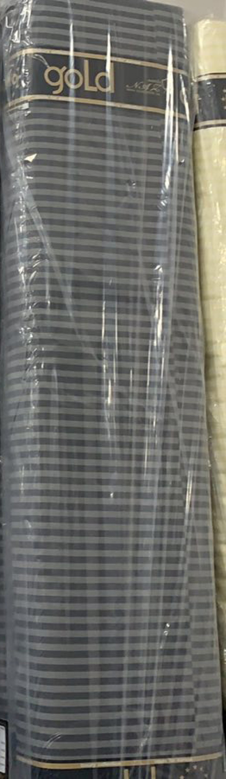 Тканина для постільної білизни Бязь "Gold" Lux однотонна GLS0905-grey (50м)