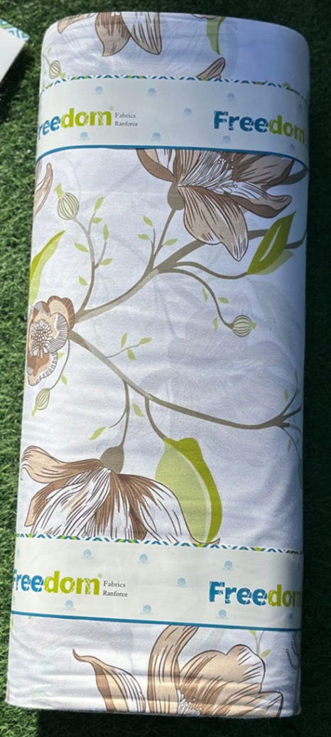 Ткань для постельного белья Ранфорс R-11-50green (30м)