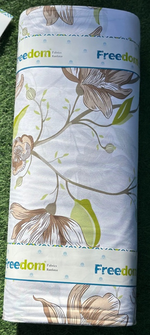 Ткань для постельного белья Ранфорс R-11-50green (30м)