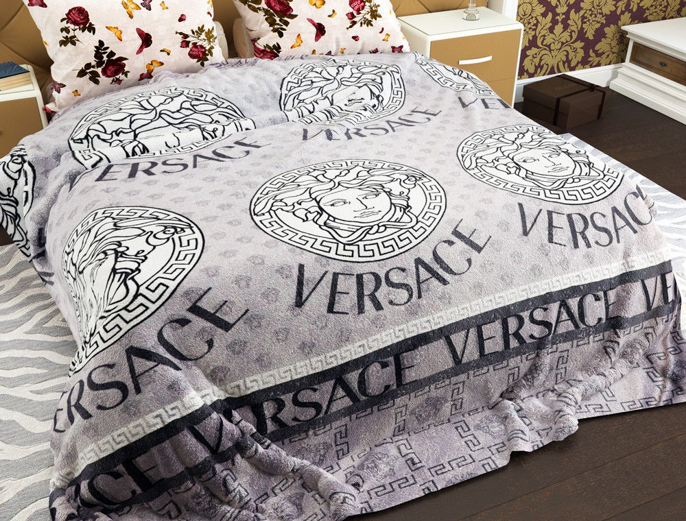 Двуспальный флисовый плед №33635