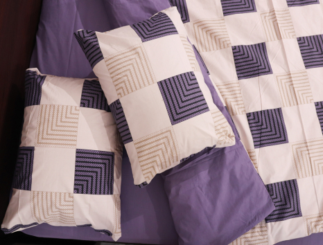 Полуторний набір постільної білизни 150*220 із Бязі "Gold" №151052AB Черешенка™