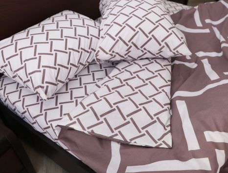 Семейный набор хлопкового постельного белья из Бязи "Gold" №158161AB Черешенка™