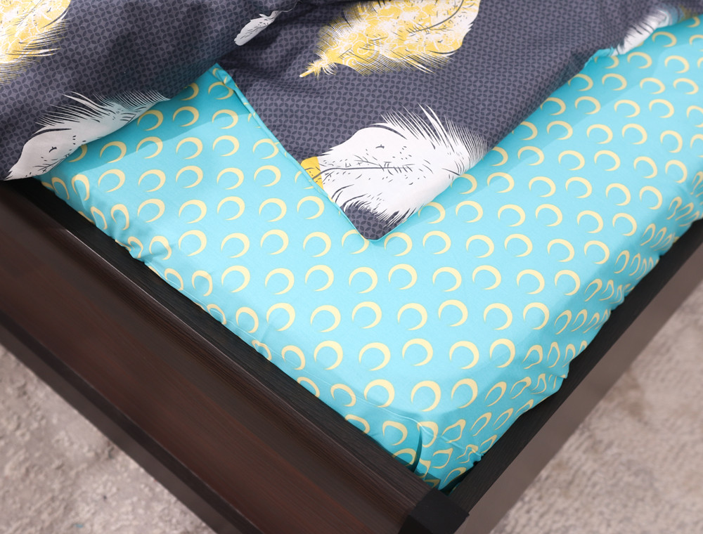 Двоспальний набір постільної білизни 180*220 із Сатину №481612AB Черешенка™