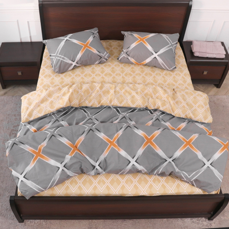 Євро-максі набір постільної білизни 200*220 із Бязі "Gold" №159115AB Черешенька™