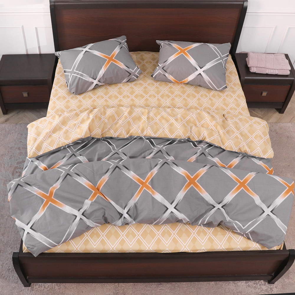 Євро-максі набір постільної білизни 200*220 із Бязі "Gold" №159115AB Черешенька™