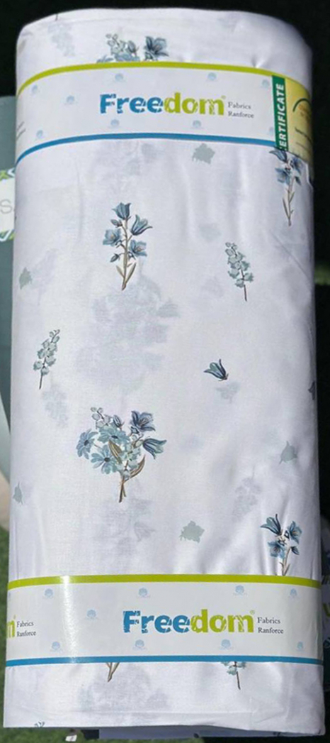 Тканина для постільної білизни Ранфорс R-11-43blue (30м)