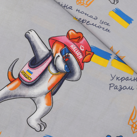 Ткань для постельного белья Бязь "Gold" Lux детская GLB296 (A+B) - (50м+50м)