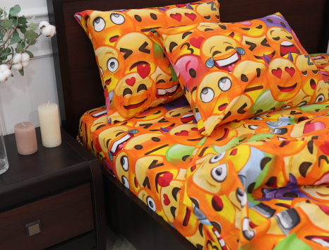 Полуторный набор постельного белья 150*220 из Бязи "Gold" №154719 Черешенка™