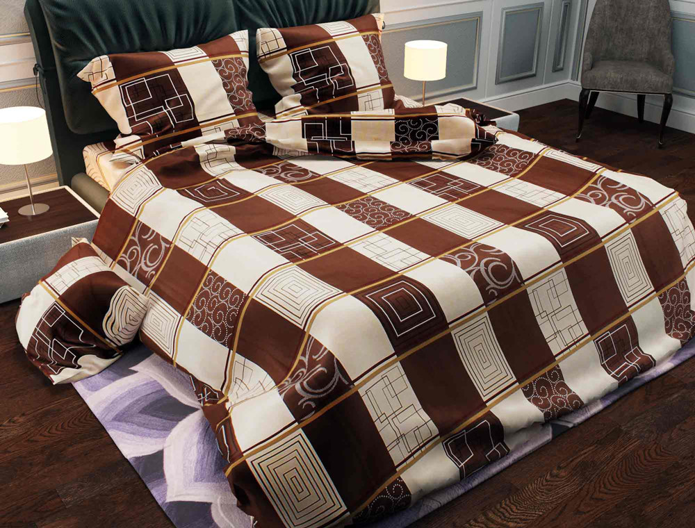 Тканина для постільної білизни Бязь "Gold" Lux GL112