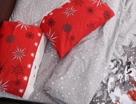 Двоспальний набір постільної білизни 180*220 із Бязі "Gold" №157970 Черешенка™