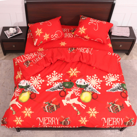 Двоспальний набір постільної білизни 180*220 із Бязі "Gold" №151814 Черешенька™