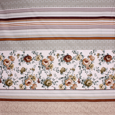 Ткань для постельного белья Бязь "Gold" Lux GL3070brown