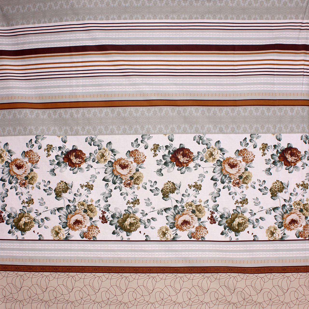 Ткань для постельного белья Бязь "Gold" Lux GL3070brown