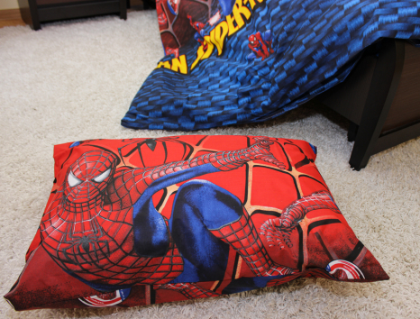 Полуторний набір постільної білизни 150*220 із Бязі "Gold" №164290 Черешенка™