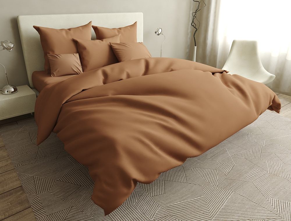 Тканина для постільної білизни Бязь "Gold" Lux однотонна GL1041beige (50м)