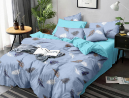 Євро-максі набір постільної білизни 200*220 із Бязі "Gold" №514980AB Черешенка™