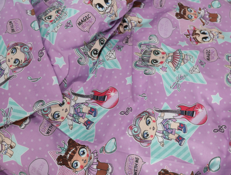 Дитячий комплект з Бязі "Gold" №165605AB Черешенка™