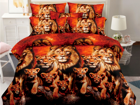 Семейный набор постельного белья 240*220 из поликотона №204648 Черешенка™