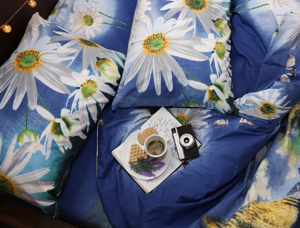 Полуторный набор постельного белья 150*220 из Бязи "Gold" №154265 Черешенка™