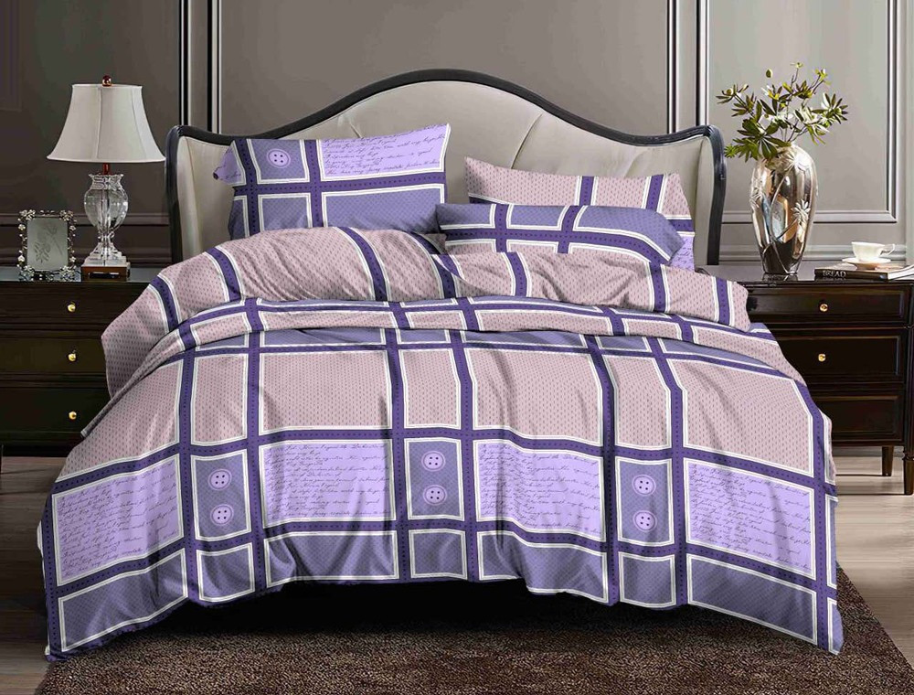 Євро набір постільної білизни 200*220 із полікотону №20856 Черешенька™