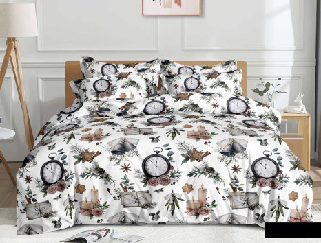 Семейный набор хлопкового постельного белья из Фланели №954704 Черешенка™