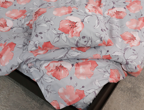 Евро макси набор постельного белья 200*220 из Бязи "Gold" №150060 Черешенка™